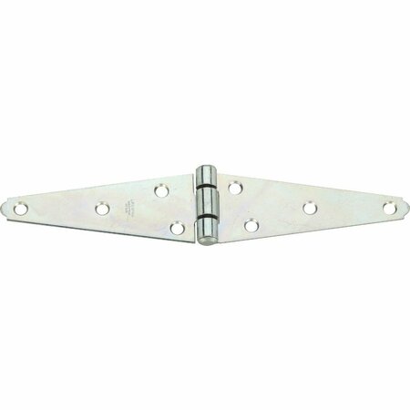 NATIONAL 1.85 In. x 5 In. Zinc Heavy-Duty Strap Hinge N128017